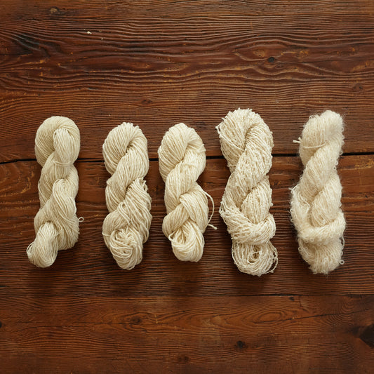 Natural Fibre Skein Bundle